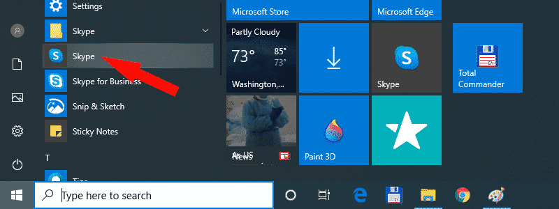 how to disable skype on windows 10 m