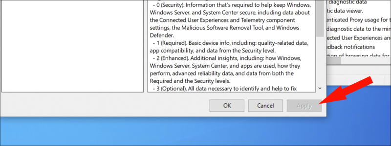 how to disable telemetry and data 27