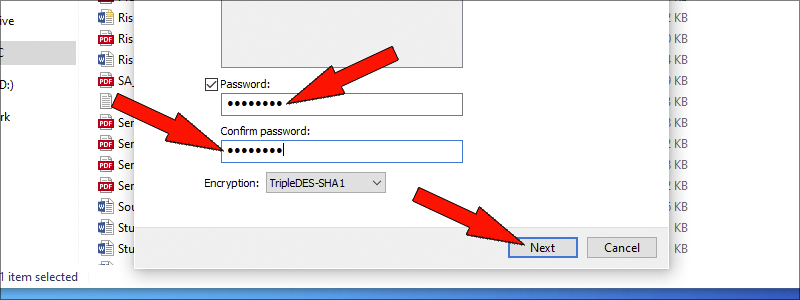 how to encryptdecrypt files on windows 10 13