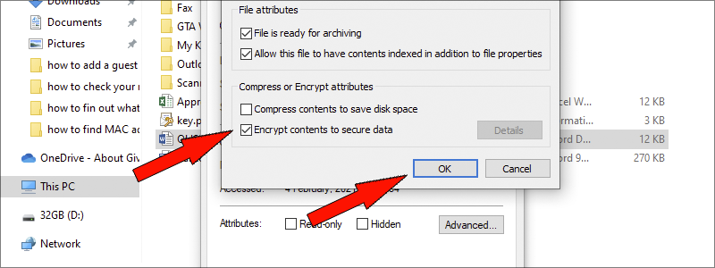 how to encryptdecrypt files on windows 10 4