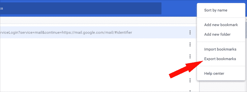 how to export chrome bookmarks 5a