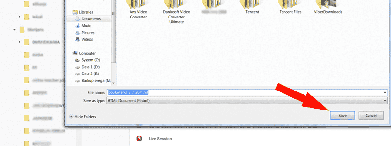 how to export chrome bookmarks 6