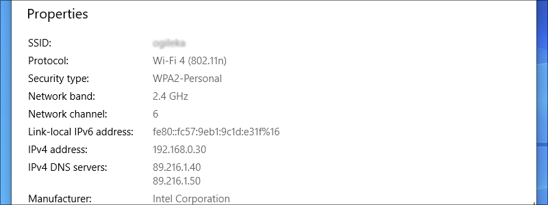 how to find ip address on windows 10 15