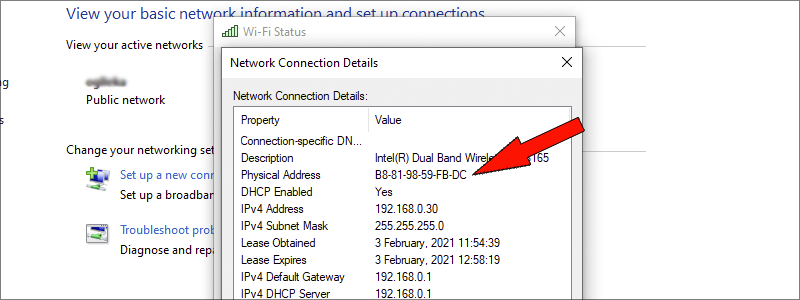 how to find mac address on windows 10 11