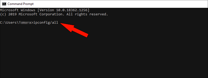 how to find mac address on windows 10 3
