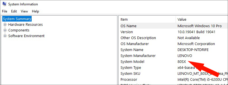 how to find out what motherboard i have on windows 10 3