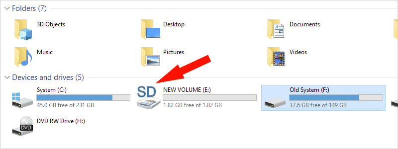 how to format sd card on windows 10 19