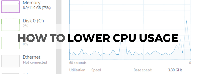 how to lower cpu usage