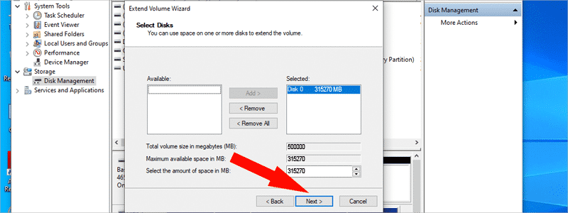 how to merge partitions in windows 10 h