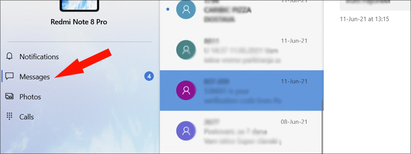 how to print text messages from android 10