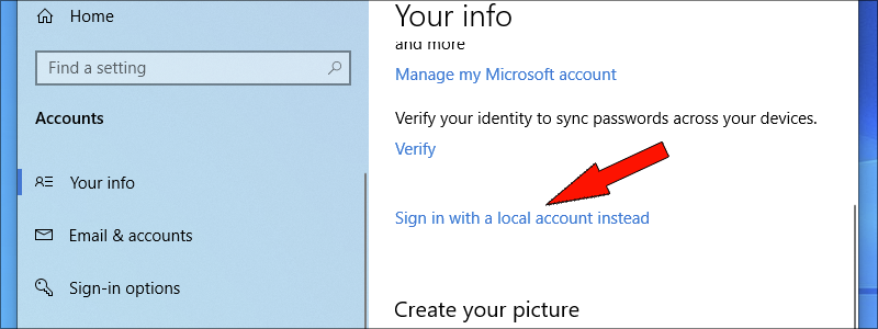 how to remove password from windows 10 15