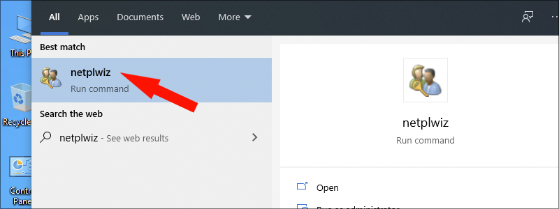 how to remove password from windows 10 2