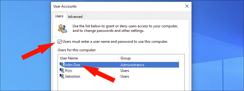 how to remove password from windows 10 3