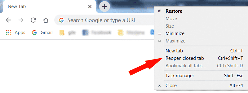 how to restore tabs on chrome 2