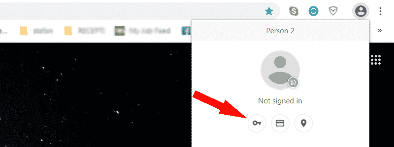 how to save password on chrome 3