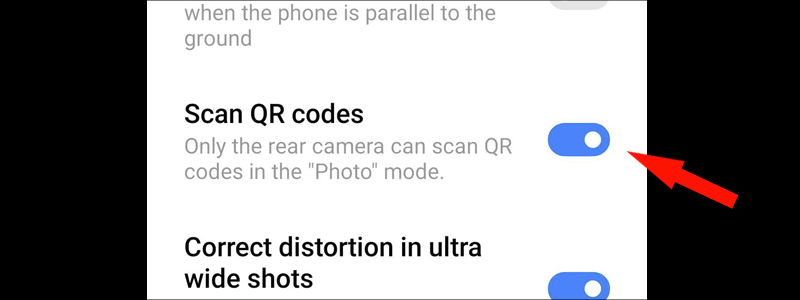 how to scan qr code with android 8