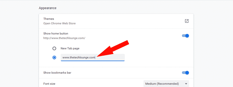 how to set homepage in google chrome 05