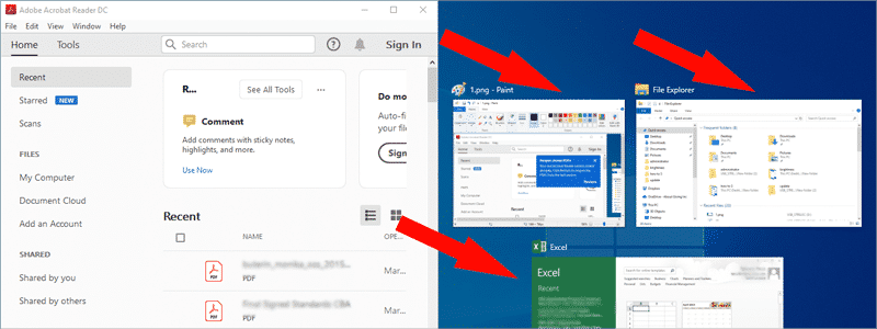 how to split screen on windows 10 g