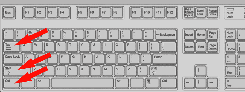how to switch between tabs in chrome 4