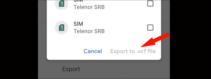 how to transfer contacts from android to android 17