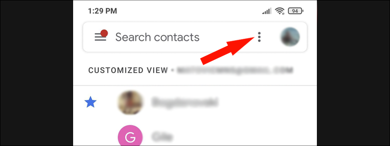how to transfer contacts from android to android 7