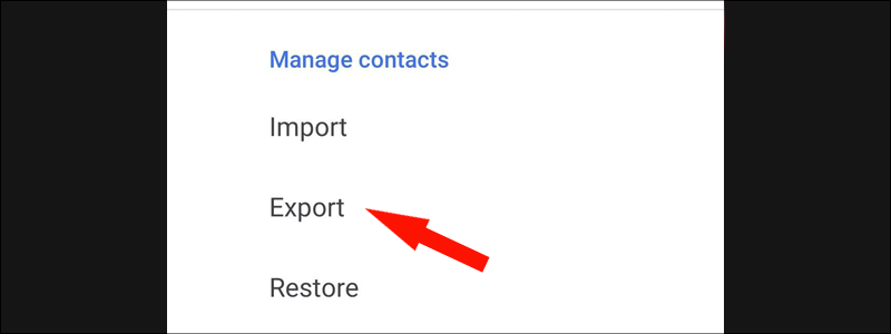 how to transfer contacts from android to android 9
