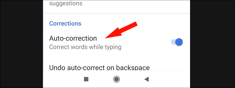 how to turn off autocorrect on android 7
