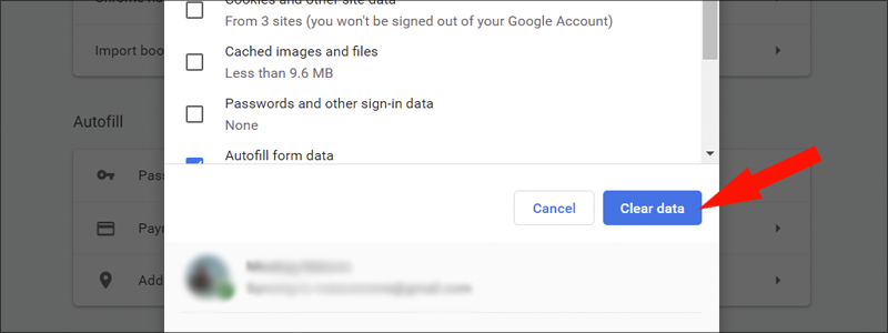 how to turn off uutofill on chrome 27