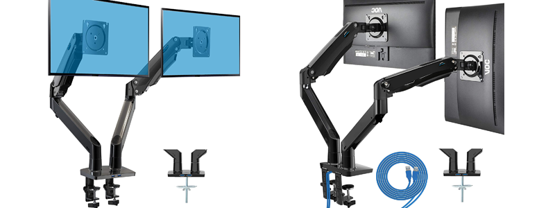 huanuo dual monitor stand