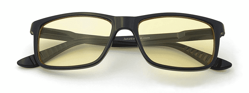 j+s vision gaming glasses heavy duty lens