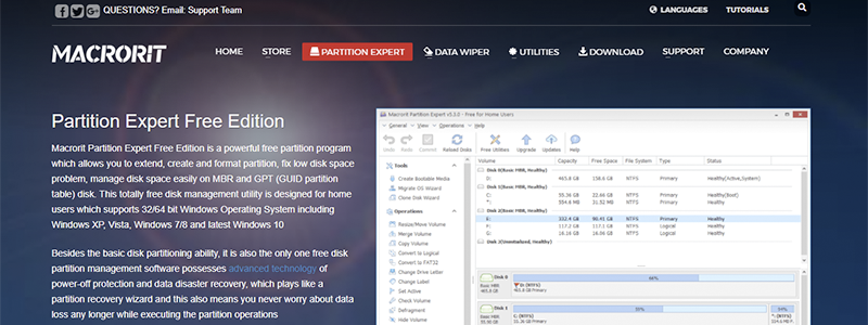 macrorit partition expert