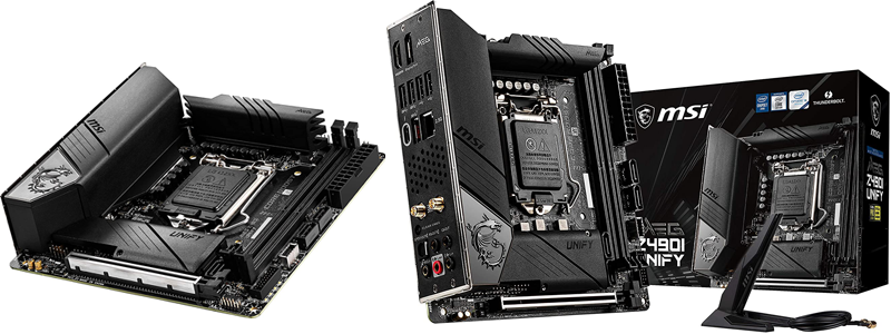 msi meg z490i unify gaming motherboard