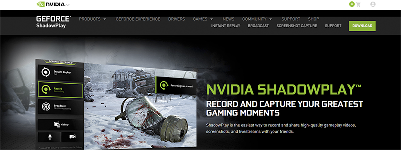 nvidia shadowplay