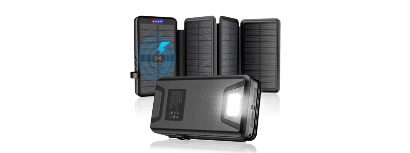 qisa solar charger 35800mah