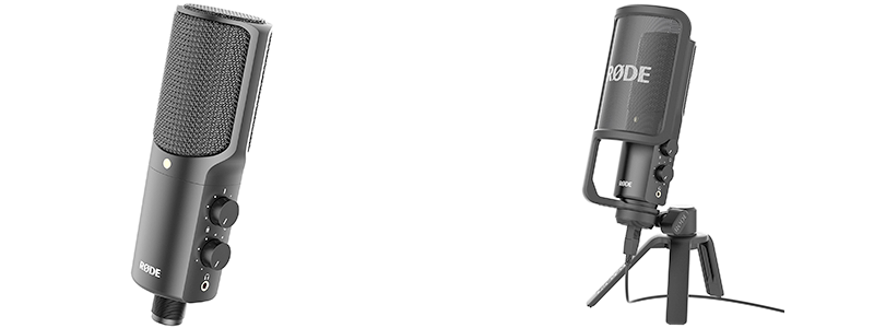 rode nt-usb condenser microphone
