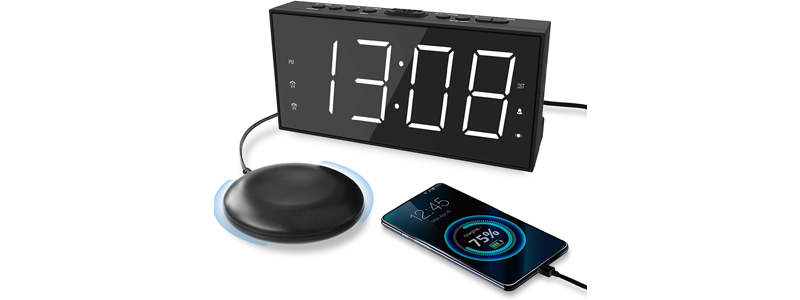 roxicosly extra loud vibrating alarm clock