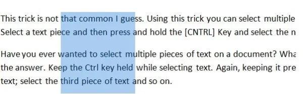 select vertical text