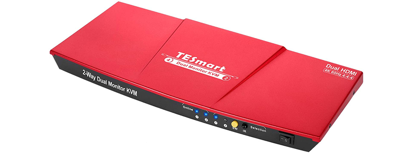 tesmart dual monitor kvm switch
