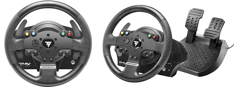 thrustmaster tmx force feedback racing wheel