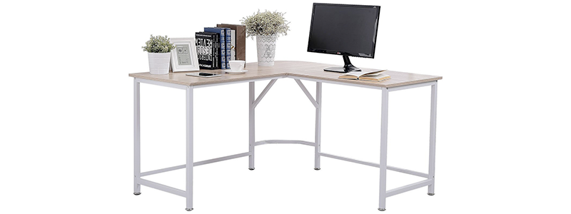topsky l-shaped computer desk