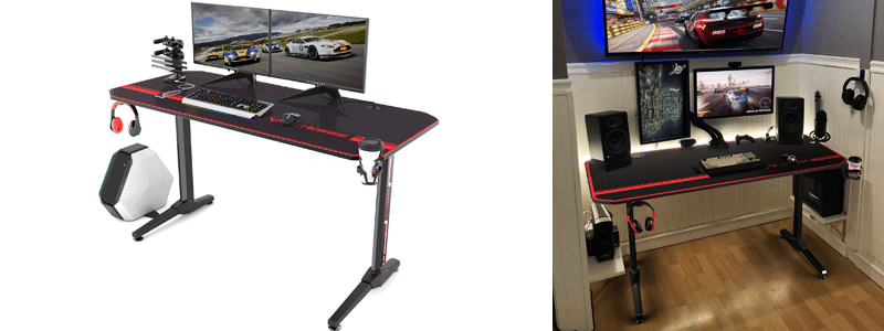 vitesse 55 inch gaming desk