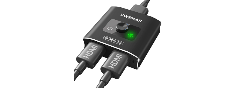 vwrhar 4k hdmi splitter